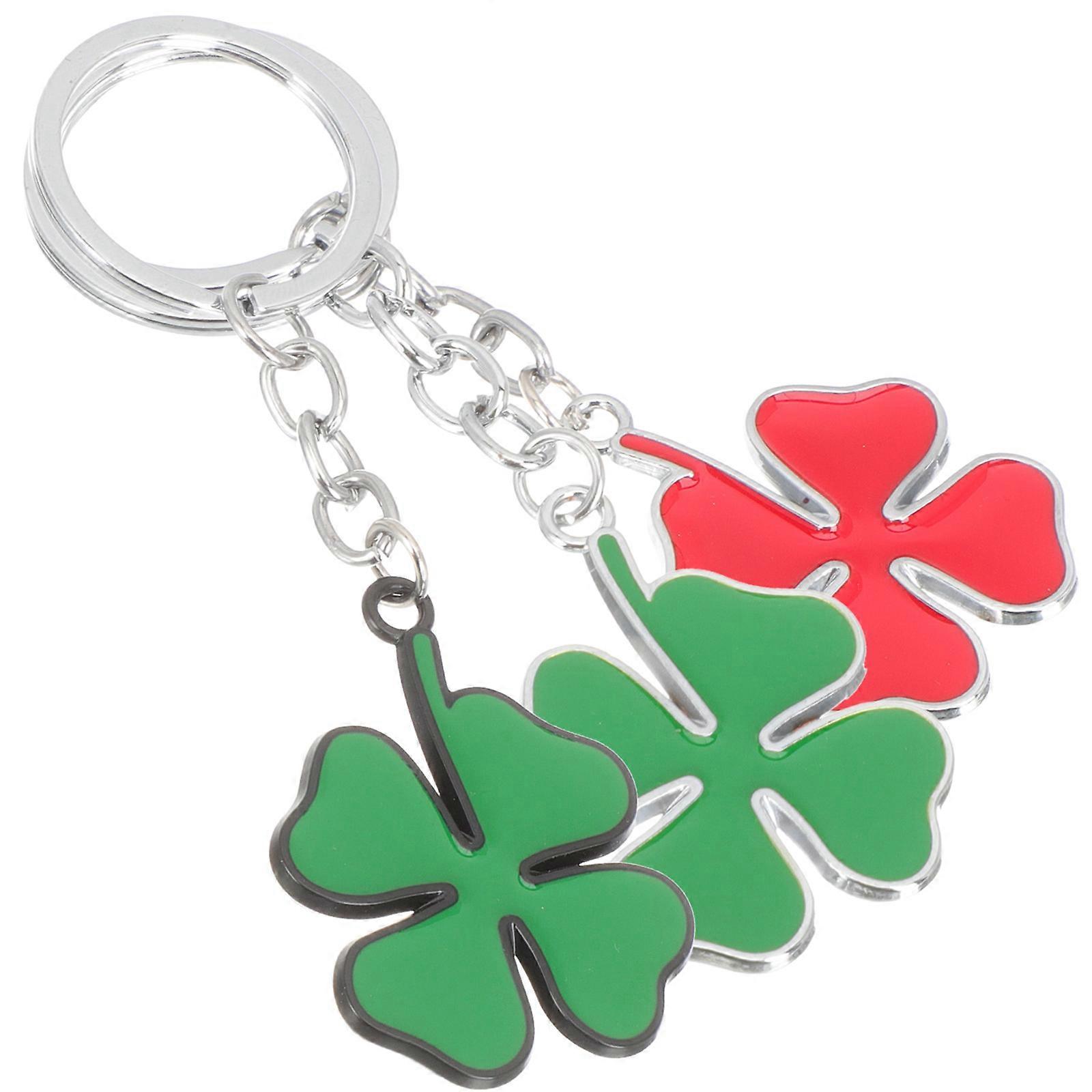 Adorable Keychain for St Patrick's Day Gifts and DIY Use Assorted Color Zinc Alloy