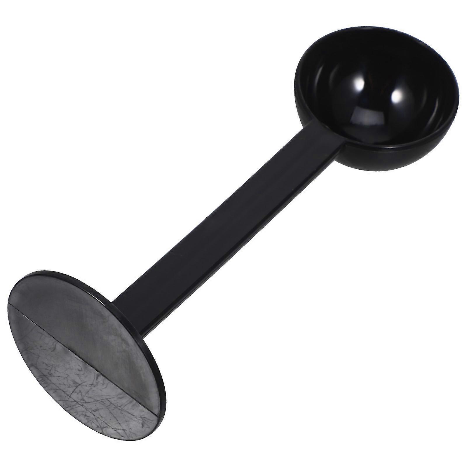 Multiuse Coffee Spoon With Pressed Bottom For Home Users 15.00X5.00X4.60CM Black Scooping Spices 1Set
