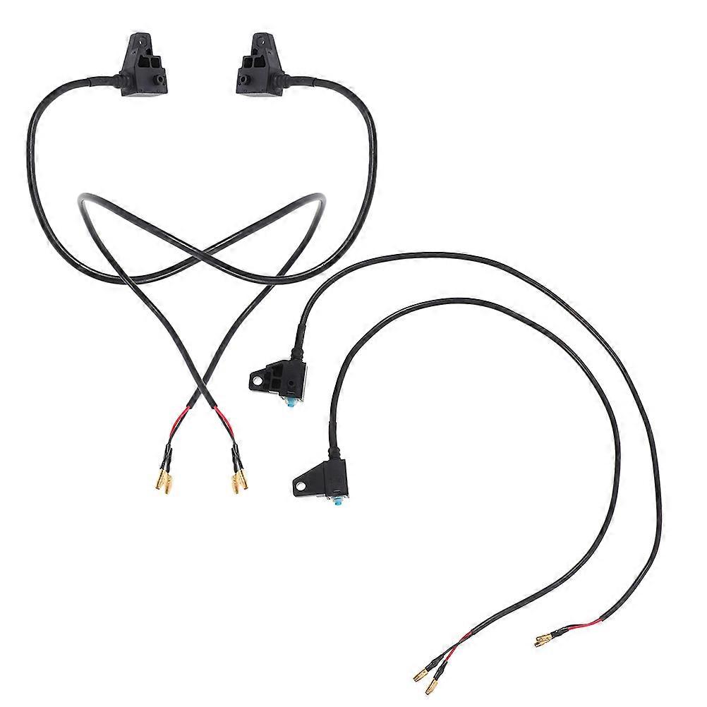 Worgeous 4pcs Universal Motorcycle Kill Stop Switch Button for Motorbikes Handlebar Light Switch for Scooter