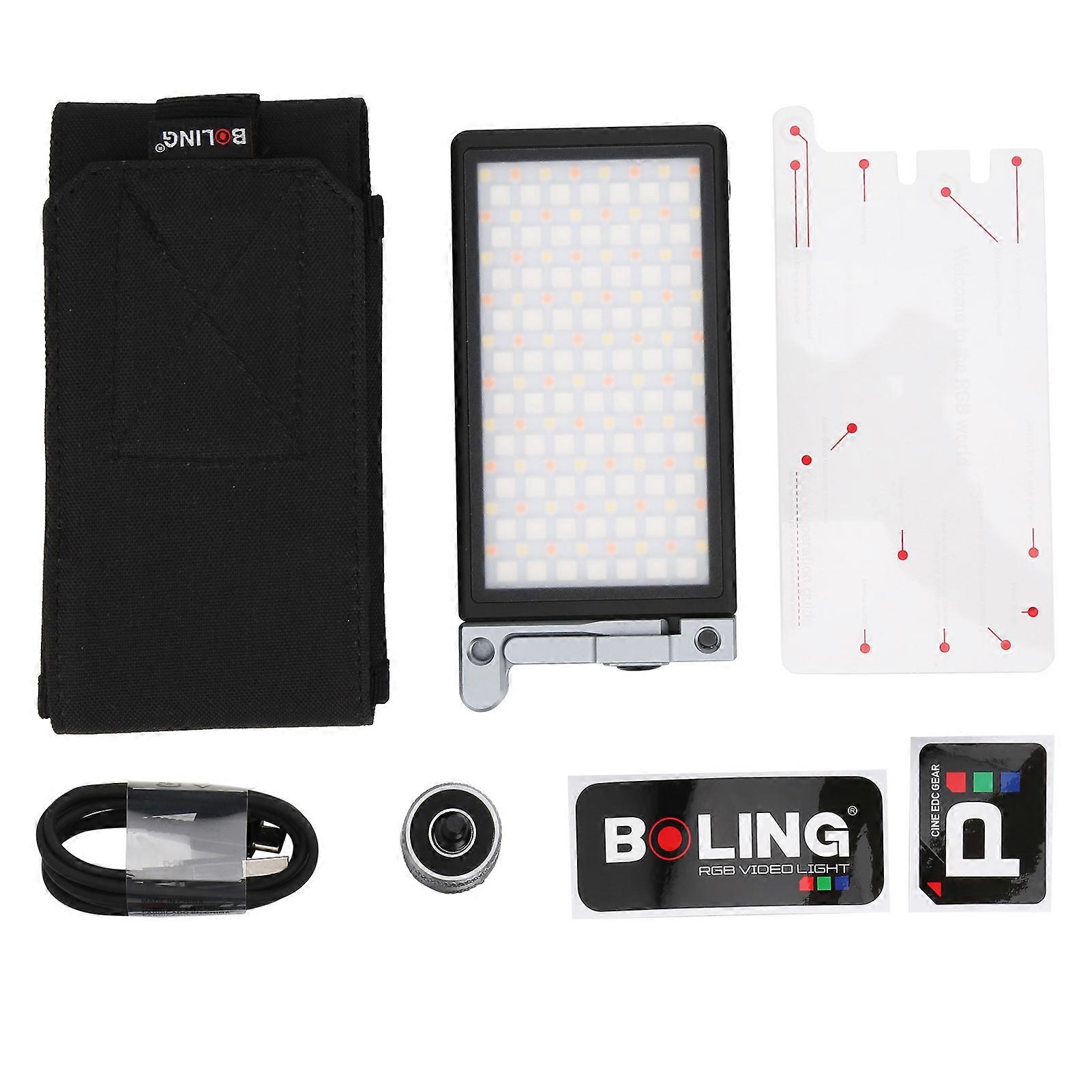 BOLING P1 Fill Light Portable Small Adjustable for Camera RGB 9 Special Effects Exterior 12W