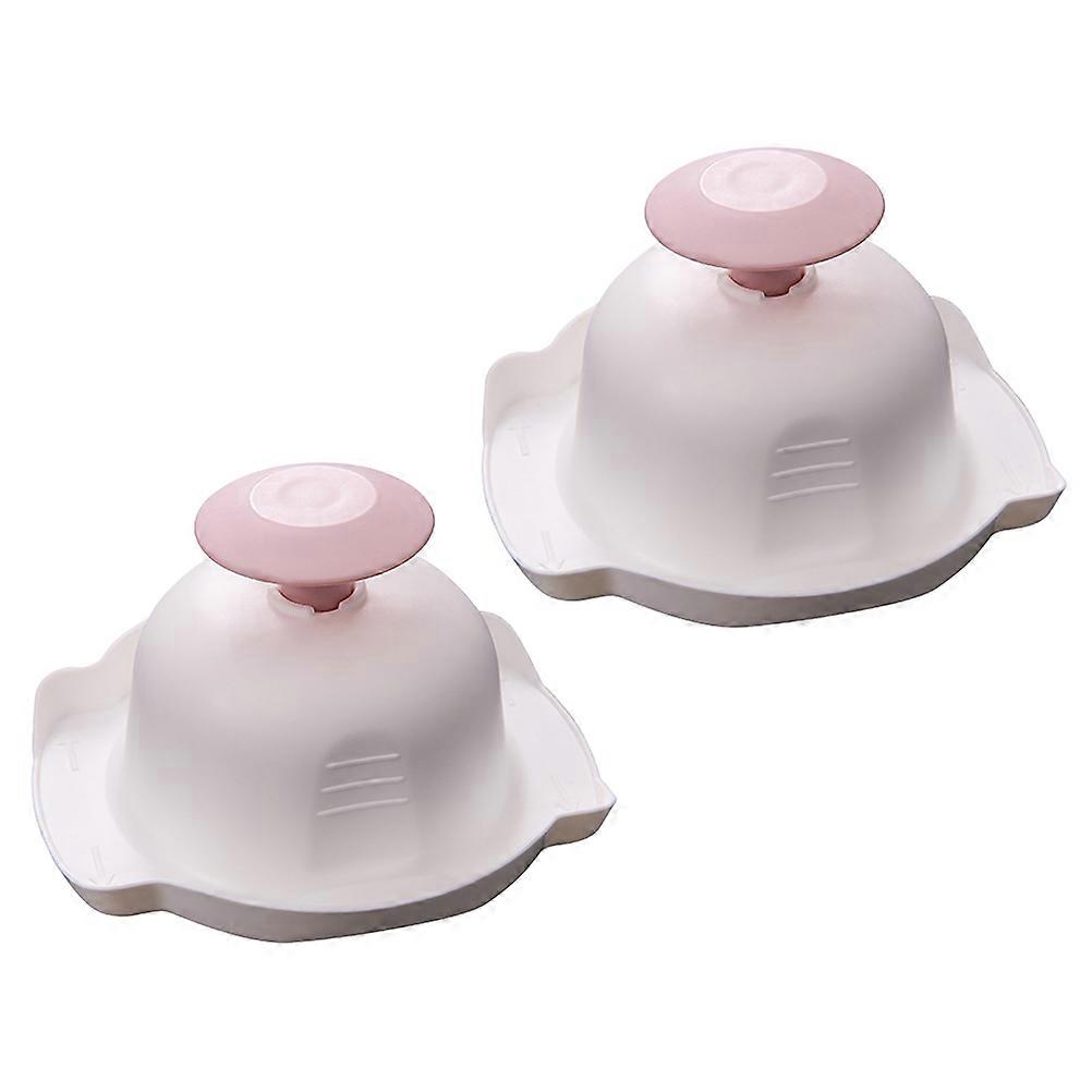 Pink Hand Guards for Kitchen Chopping Made of Plastic Small Lightweight Easy to Clean