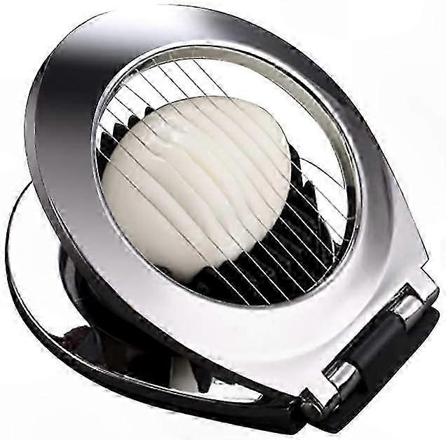 2-in-1 Durable Metal Egg Slicer for Cutting Eggs and Soft Foods