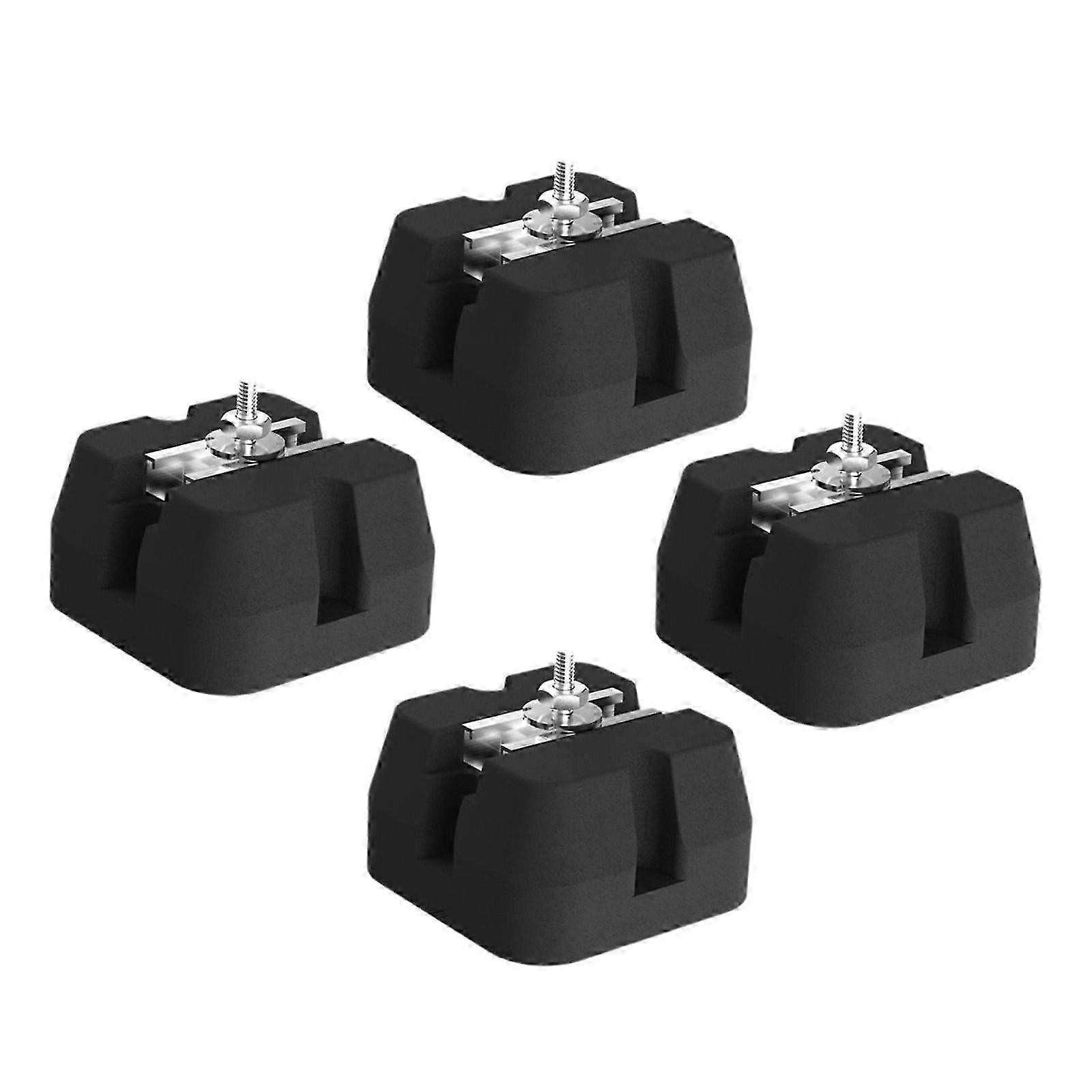 2025 4x Air Conditioning Anti Vibration Pad Shock Pads for Air Conditioner Parts A 100x60x25mm