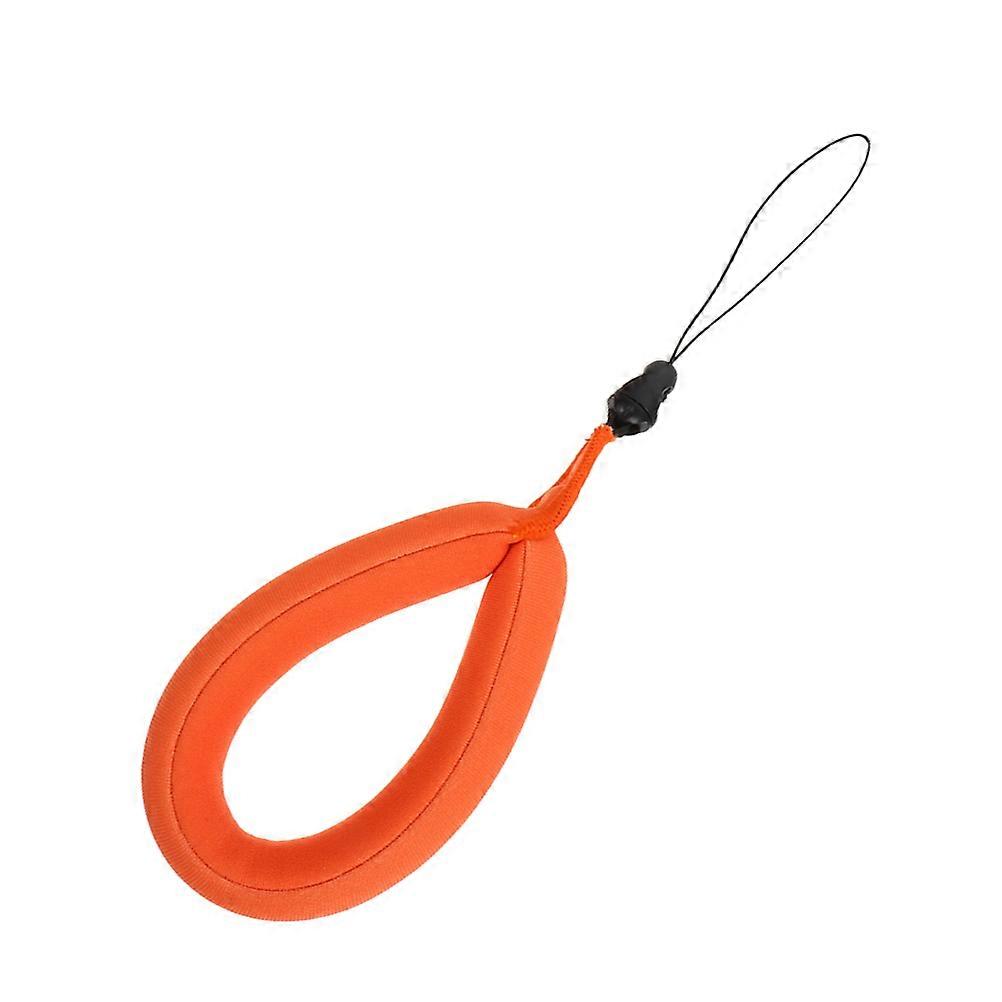 Floating Camera Wrist Strap with EPE Neoprene Material for Water Activities Orange Color Lightweight and Durable 1 Piece