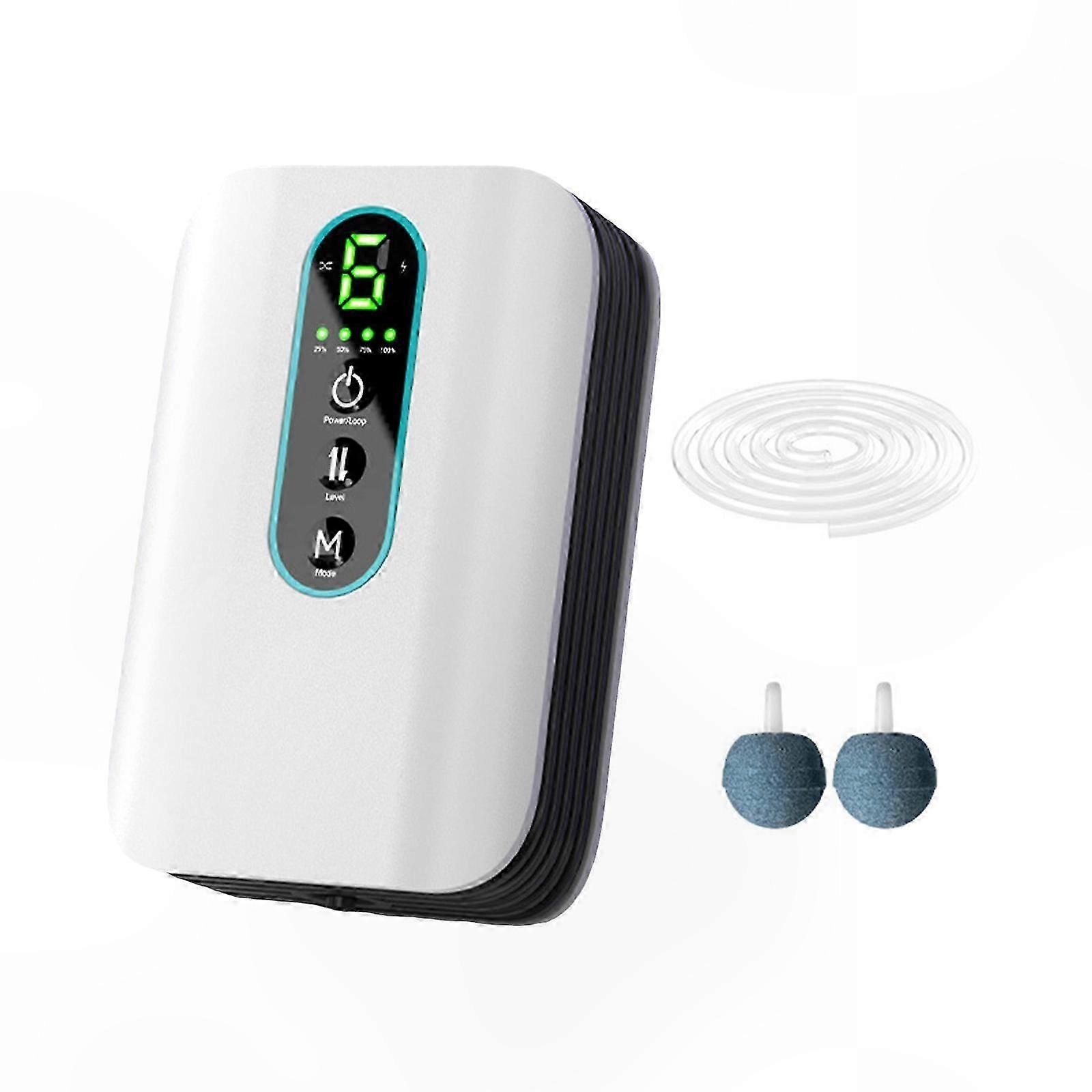 High Efficiency USB Oxygen Pump for Fishtanks with Efficient Output ABS Plastic Construction Low Noise Design Air Pumps