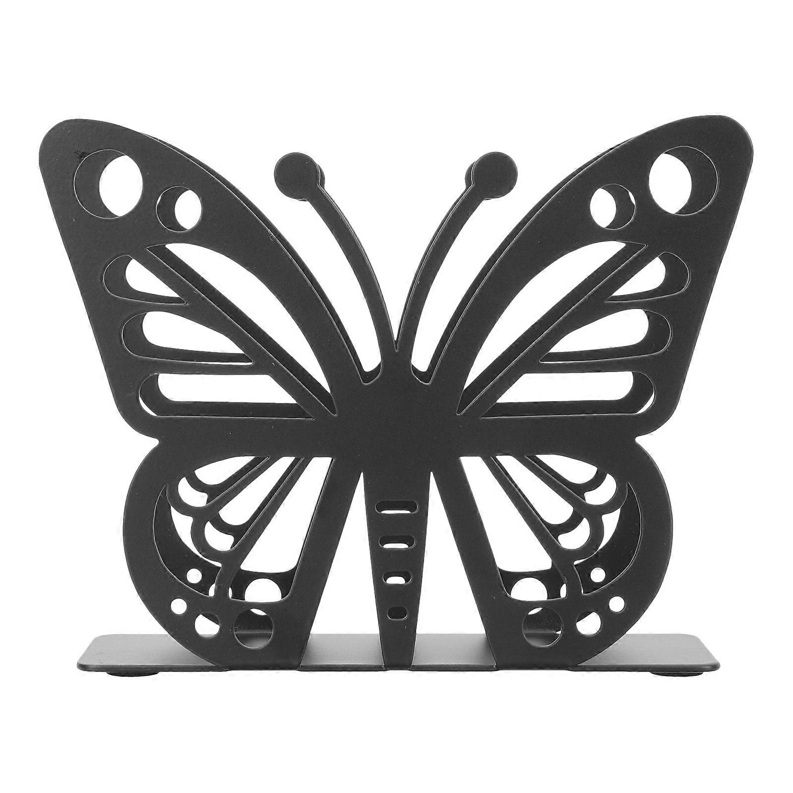 Butterfly Napkin Rack Iron Tissue Paper Stand for Storage Use