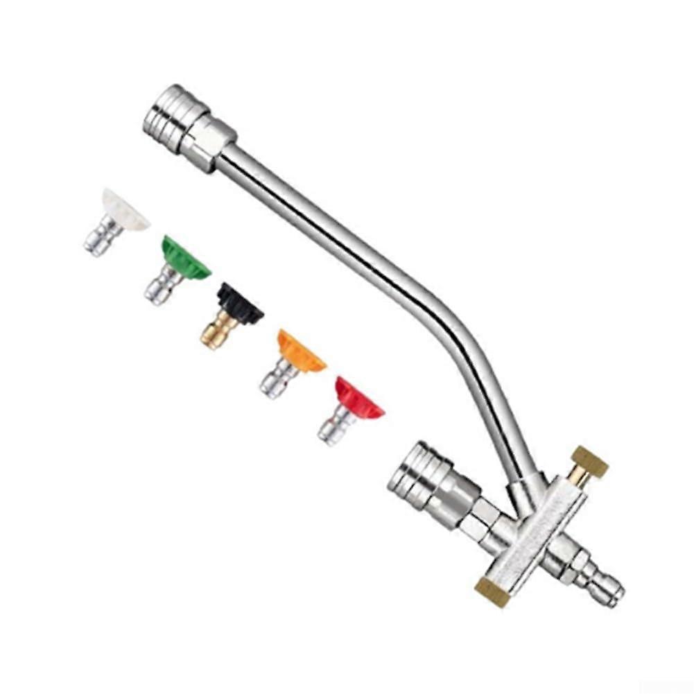Compatible Double Connector Nozzle Tool for Most Pressure Washers and Foam Sprayers, Durable and Easy to Use