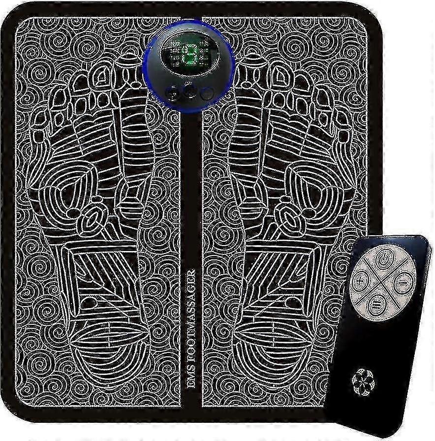 Portable electric massager for foot pain, 8 modes with remote control