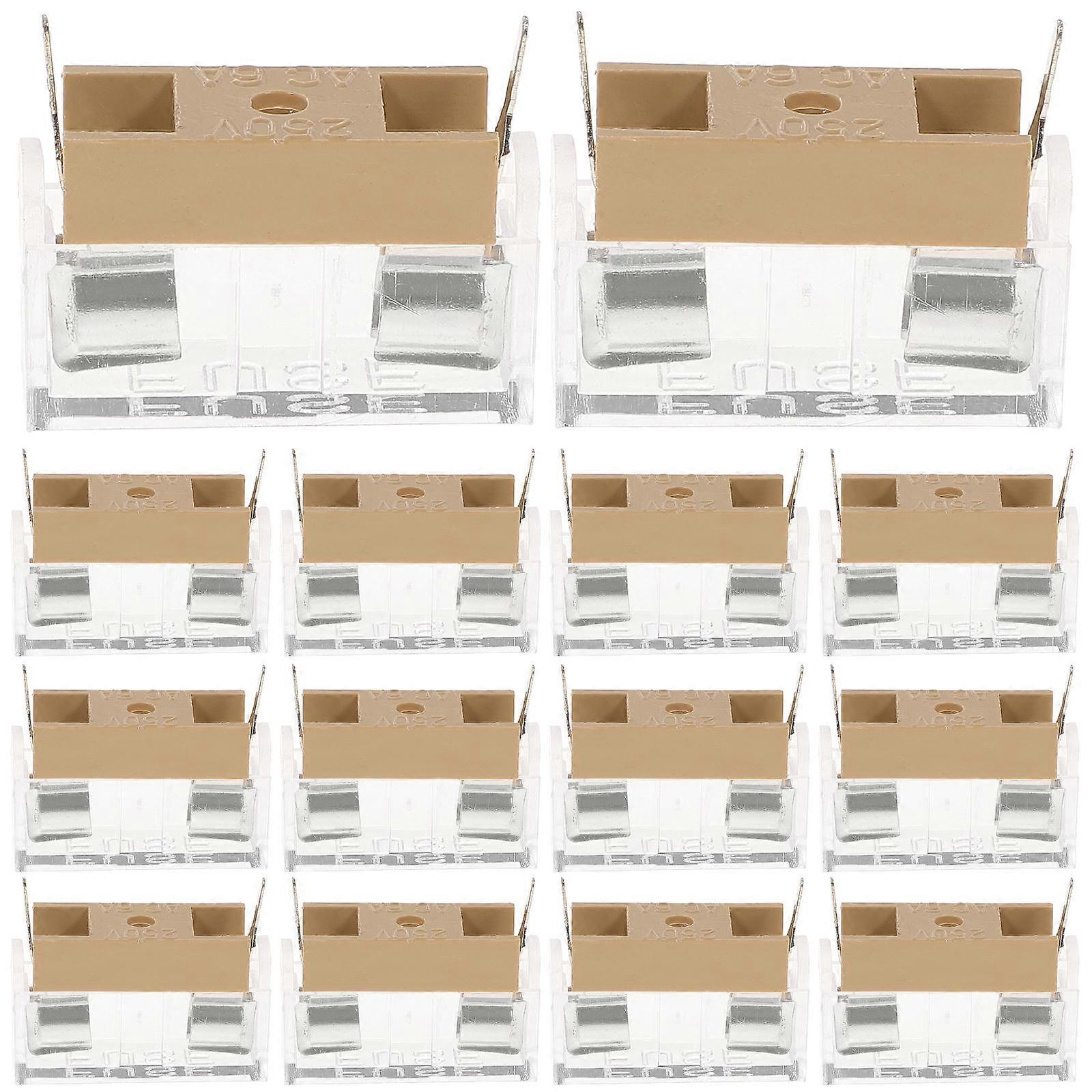 Panel Mount Fuse Holder Set   High Grade Flame Retardant Shell for Easy Installation in Household Appliances and Audio Systems