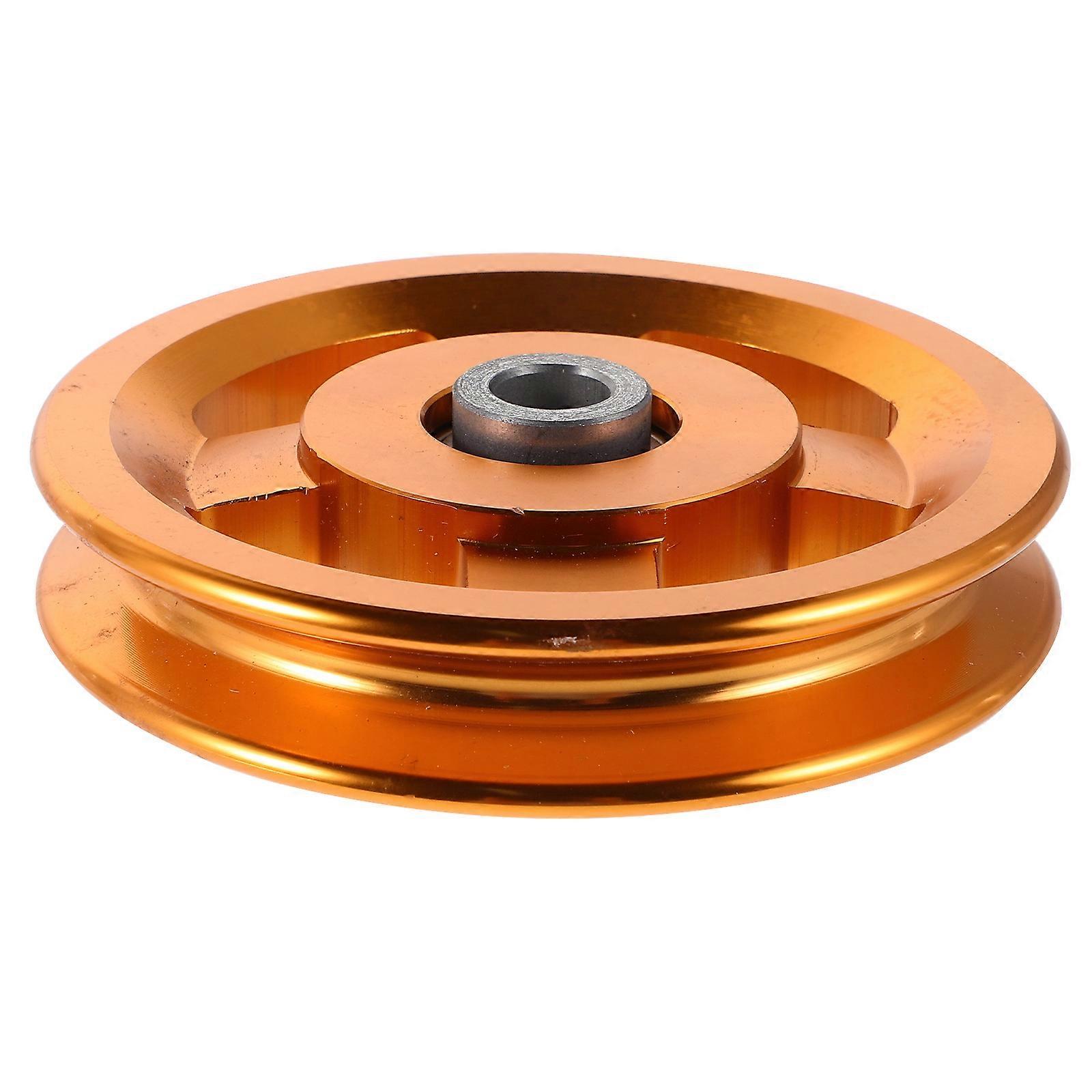 Compact Pulley Wheel High Load Capacity Accessory For Athletes 1Set Golden Color