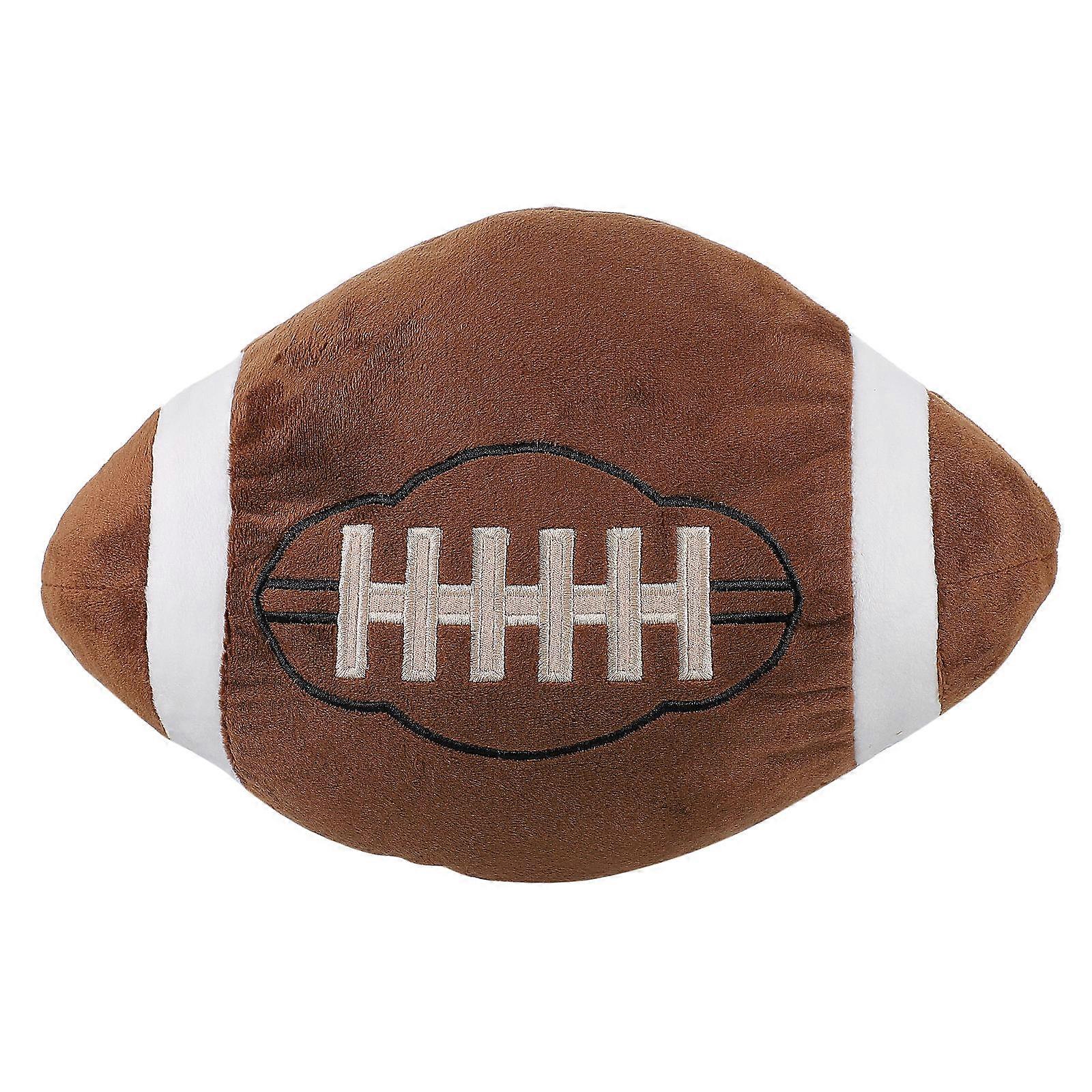 Plush Toy Bed Pillows Cushion Rugby Baseball Pillow for Soccer Room Football Balls Soft Fluffy Creative Decoration for Kids 1 Set