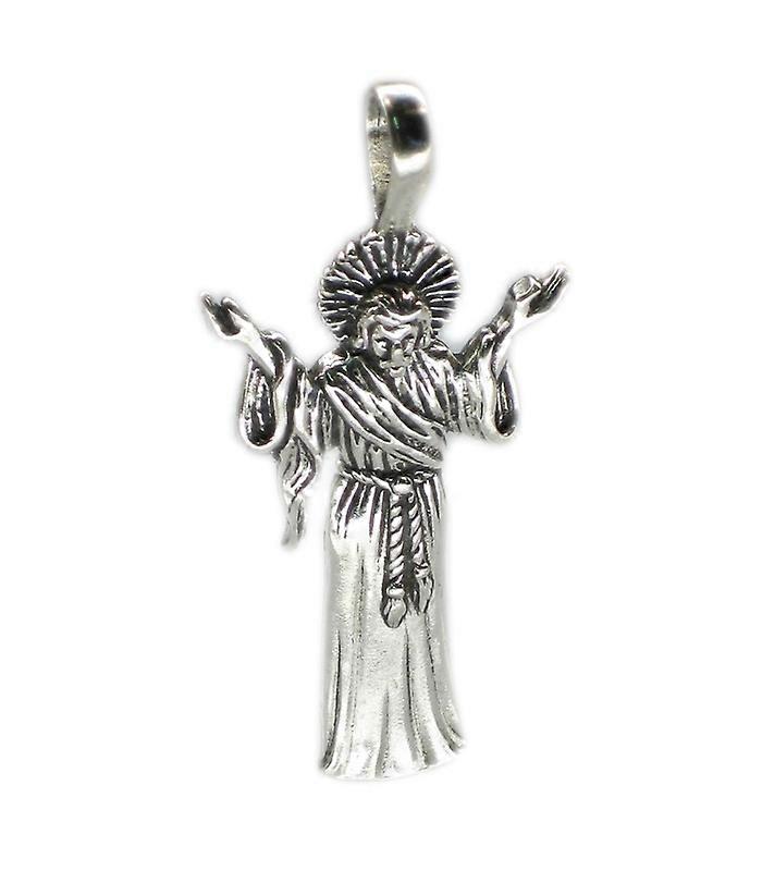 Jesus Sterling Silver Pendant  Holy Pendants