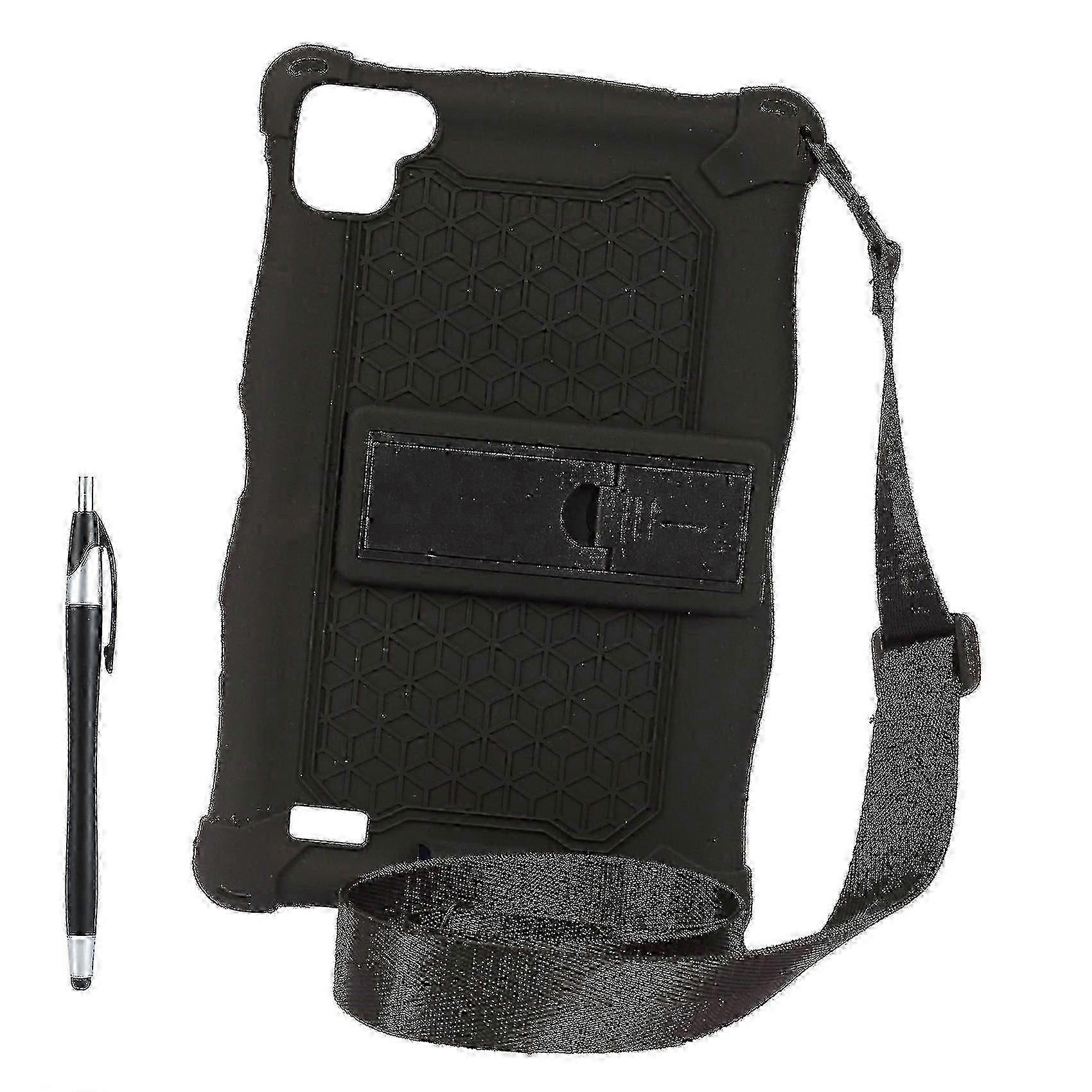 Silicone Case for 8-Inch Tablet with Stand, Pen, and Strap for Compatible Tablets