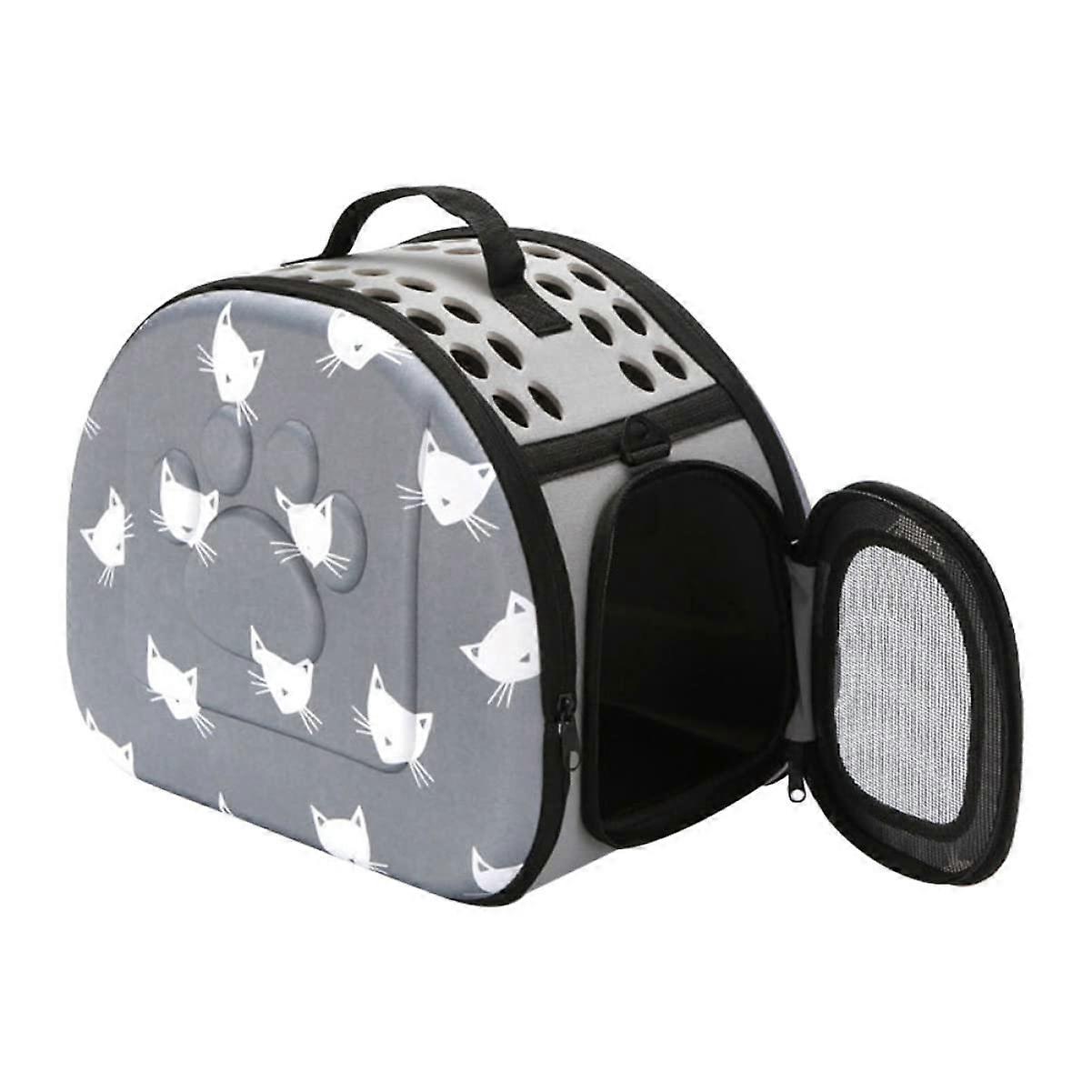 Cat Carrier Backpack for Pets, Breathable Portable Pet Carrier for Cats and Small Animals, Foldable and Comfortable for Outdoor Activities and Travel