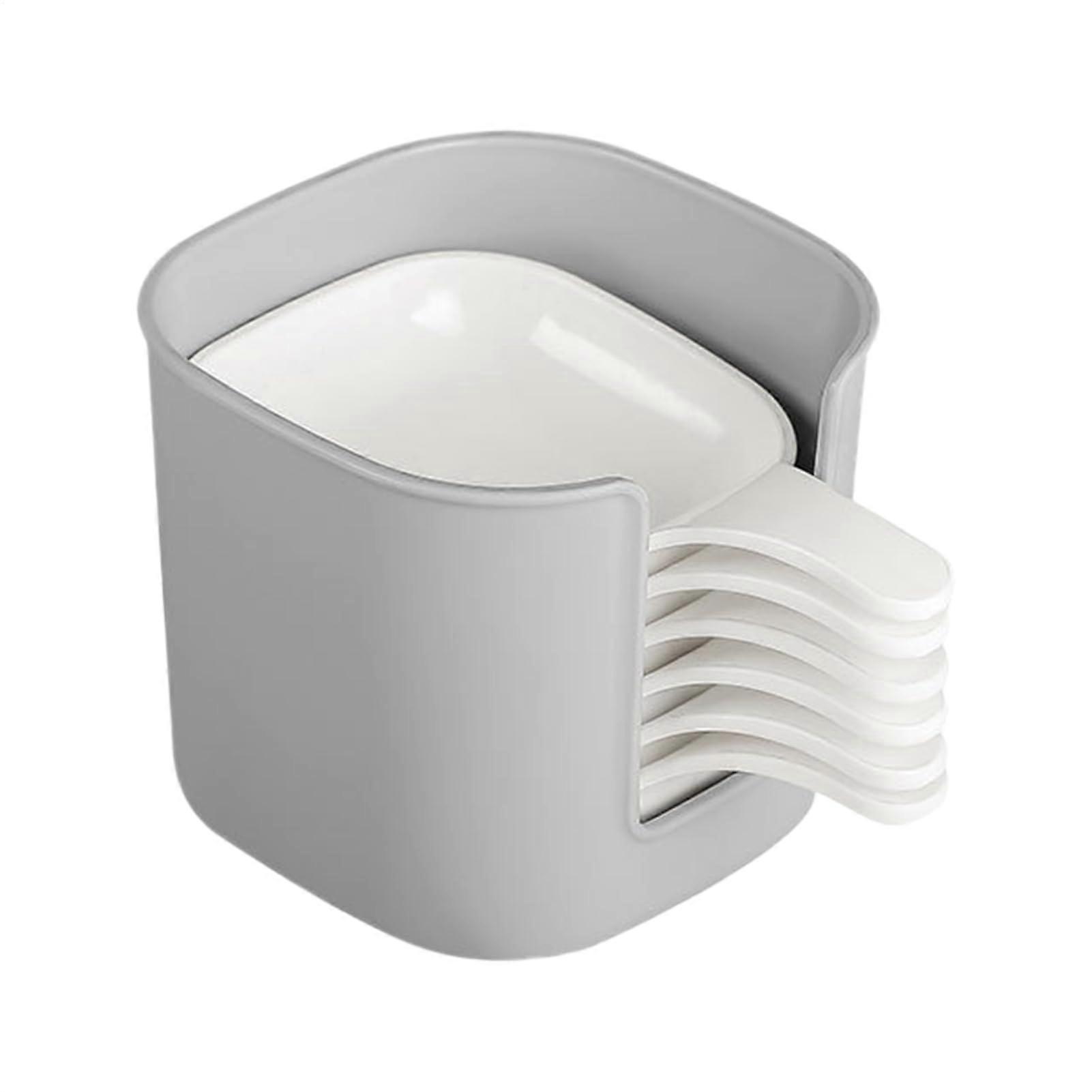 Dip Sauce Trays, 6 Piece Serving Set, Convenient Handle Design for BBQ Picnic Kitchen Use