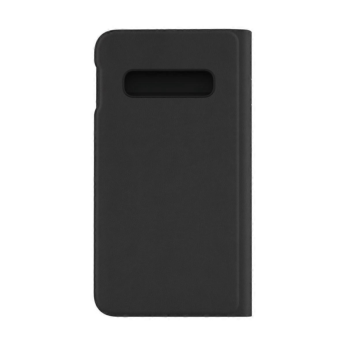 Capa Galaxy S10 capa protectora Folio Porte cartão Flip Wallet Anymode Preto