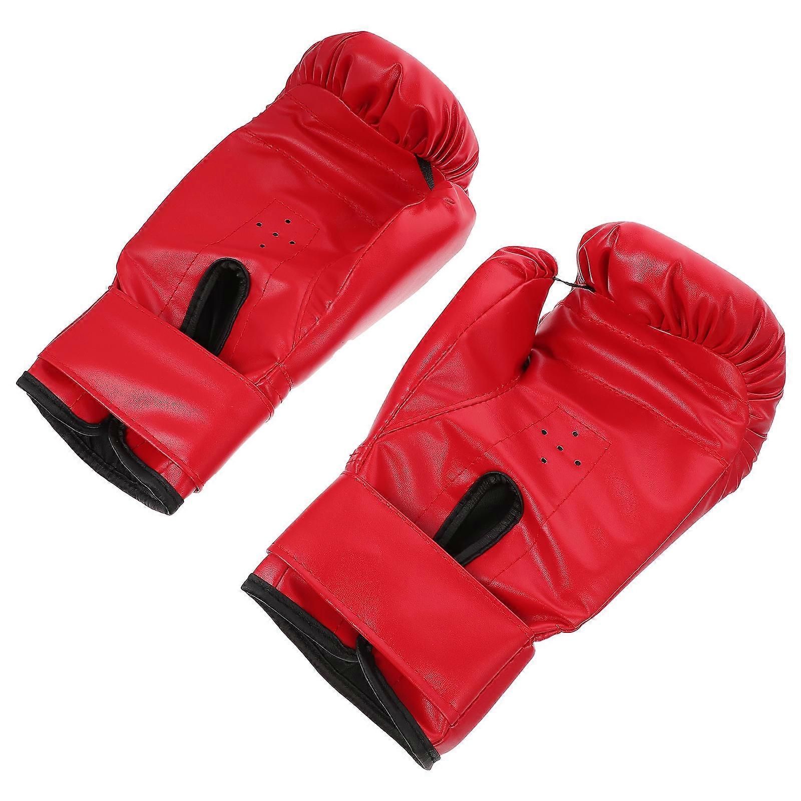 Durable Boxing Gloves Portable Thai Gloves Designed For Punch Mitts Material 1 Pair