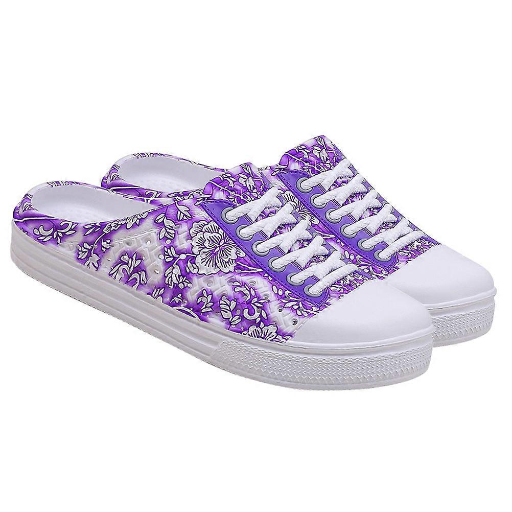 Chic Breathable Slip On Beach Slippers for Women – Lightweight Hollowed Out Sandals for Summer, Pool & Garden – Comfortable & Durable Design