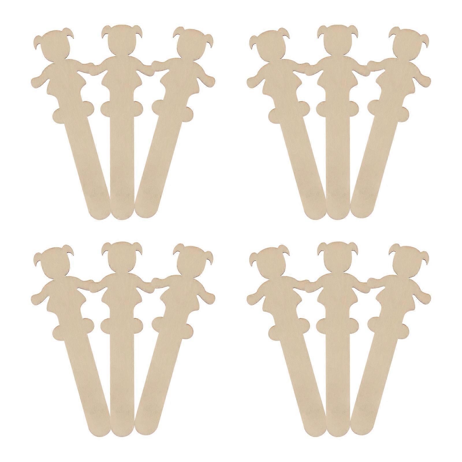 20pcs Brown Synthetic Material DIY Crafts for Kids with Creative Shapes and Fine Workmanship