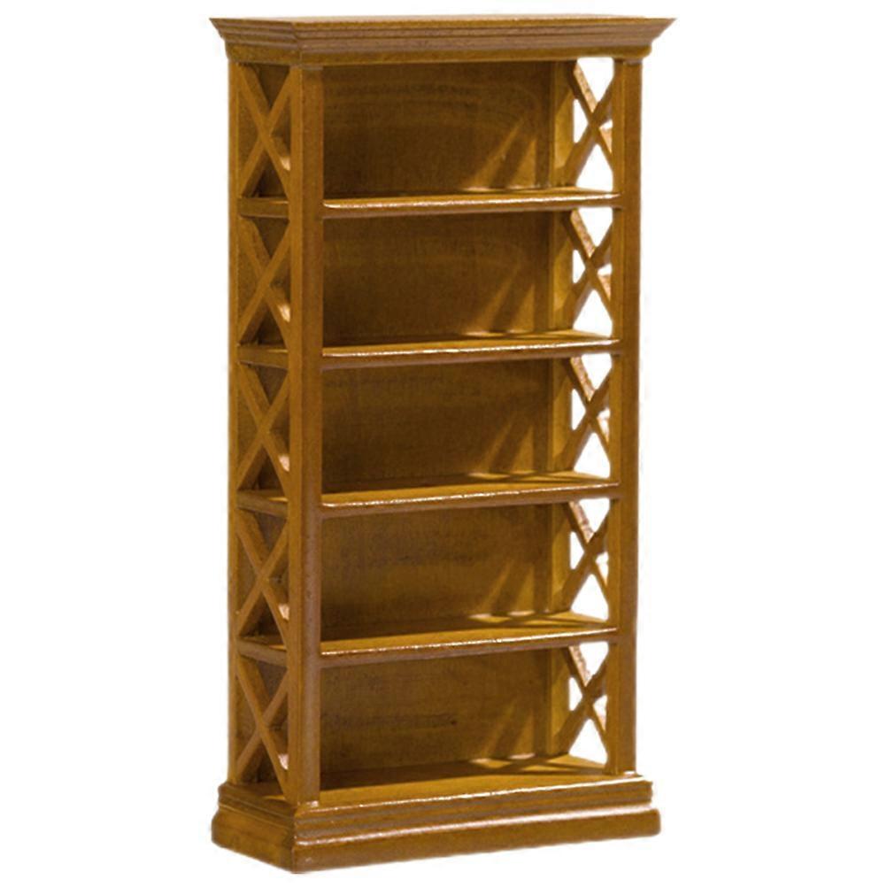 Charming Walnut Colored Scale Dollhouse Furniture for Home Decoration with Smooth Finish for Rooms and Living Spaces