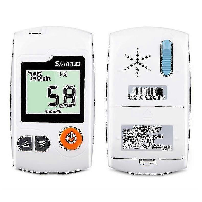 Lichaamsbloedsuikermonitoringmeter Bloedglucosemeter met teststrip