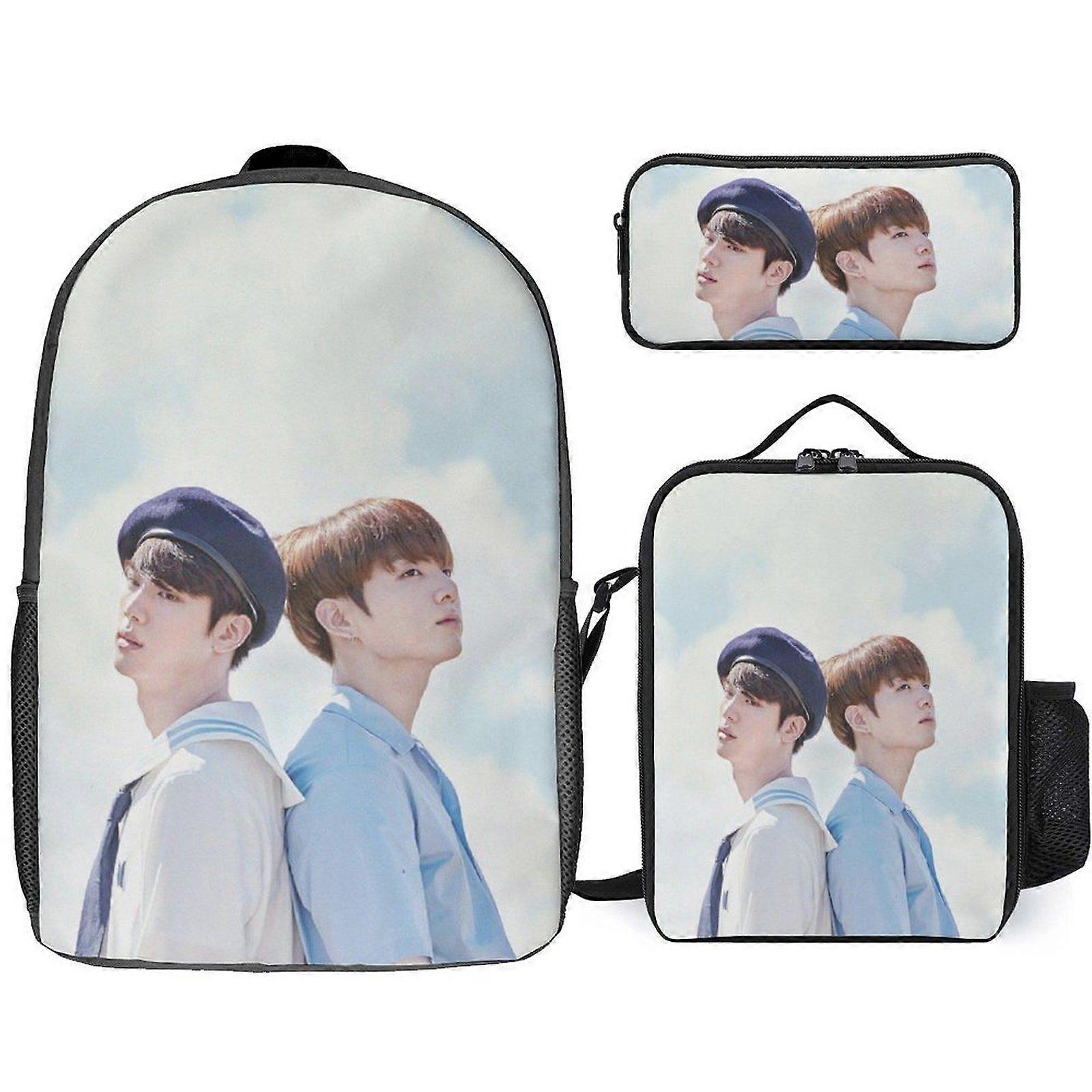 w1536 BTS Backpack Study Pathfinder System Navigational Bookbag with Compass Lunch u1536