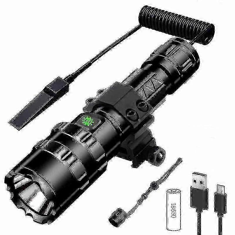 Professional Led Flashlight For Hunting Tactical Scout Torch Lights L2 Usb Rechargeable Led Waterpro-FCY
