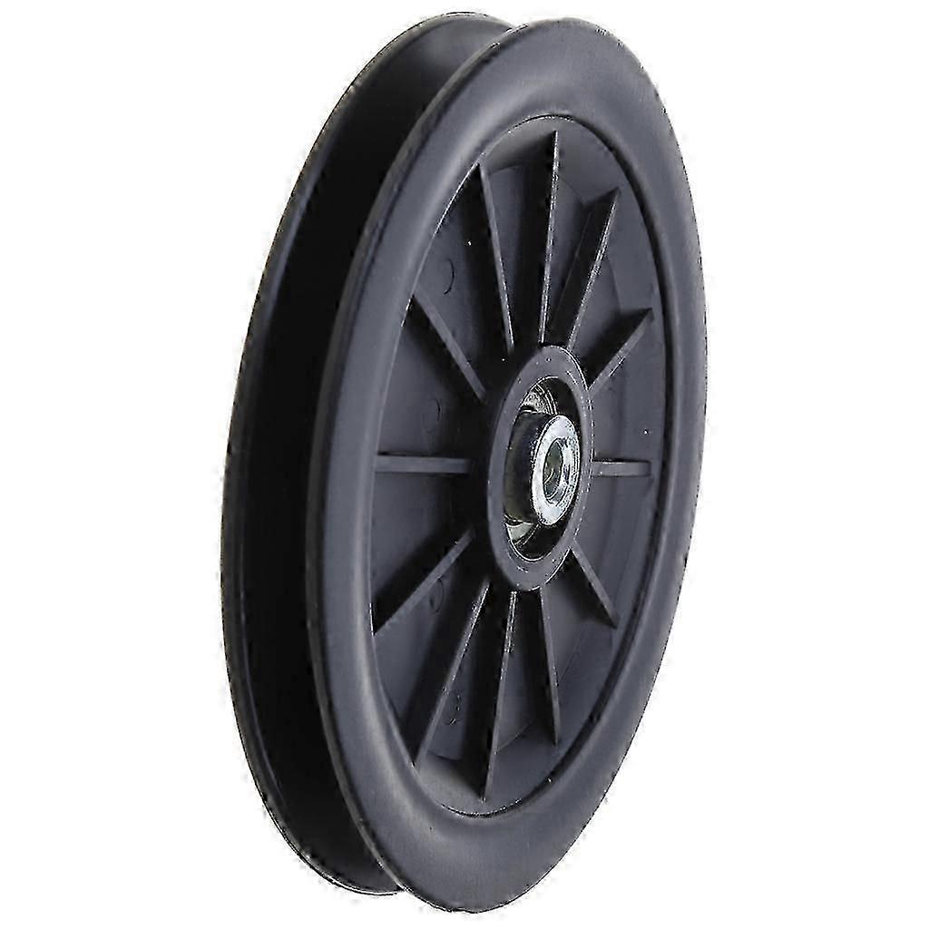 جولة سوداء عجلة كابل الصالة الرياضية معدات اللياقة البدنية جزء آلة وبكرة التبعي