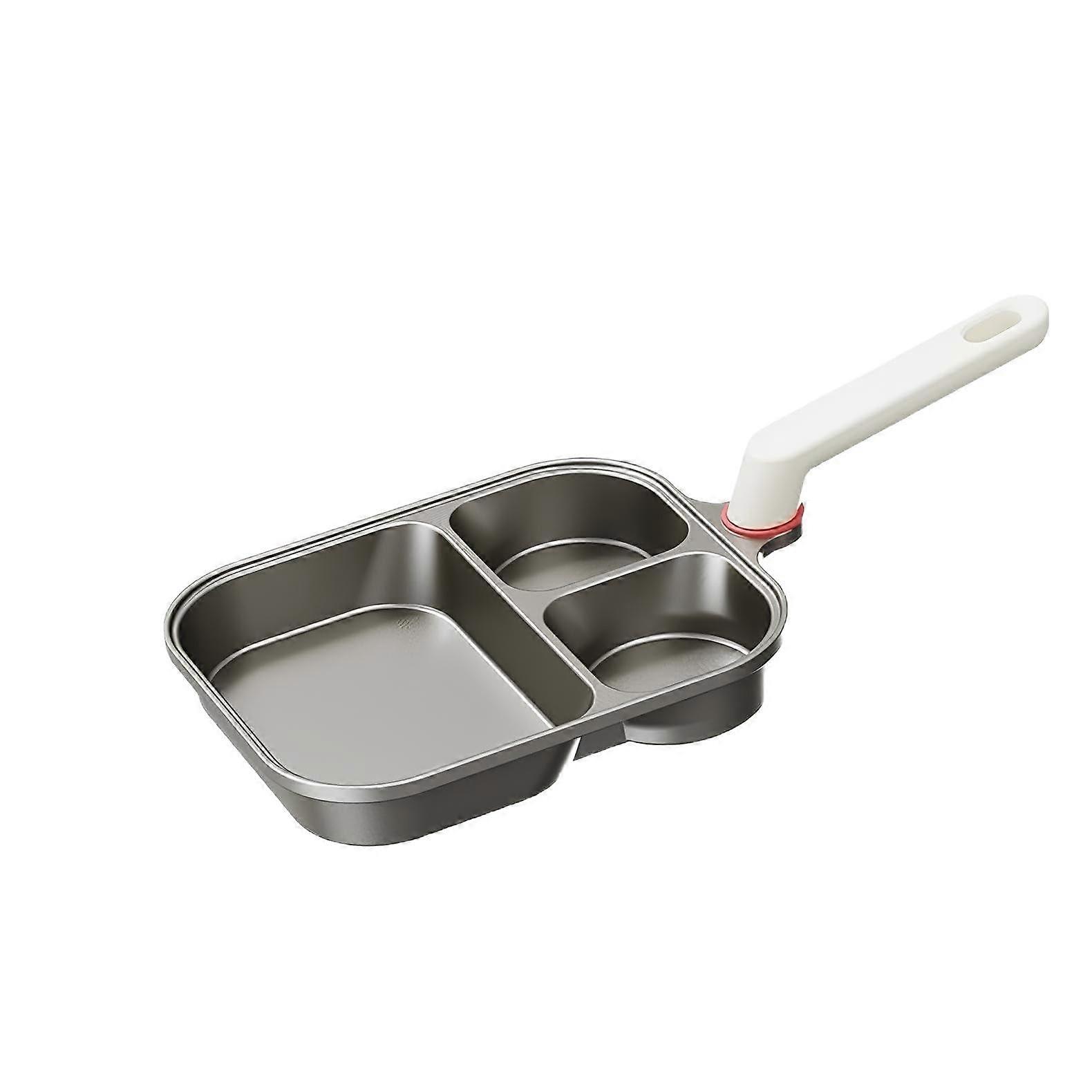 3in1 CupShaped deep Omelette pan, Antiscalding heightened Handle, NonStick pan Suitable for Gas Induction Cooker One Size