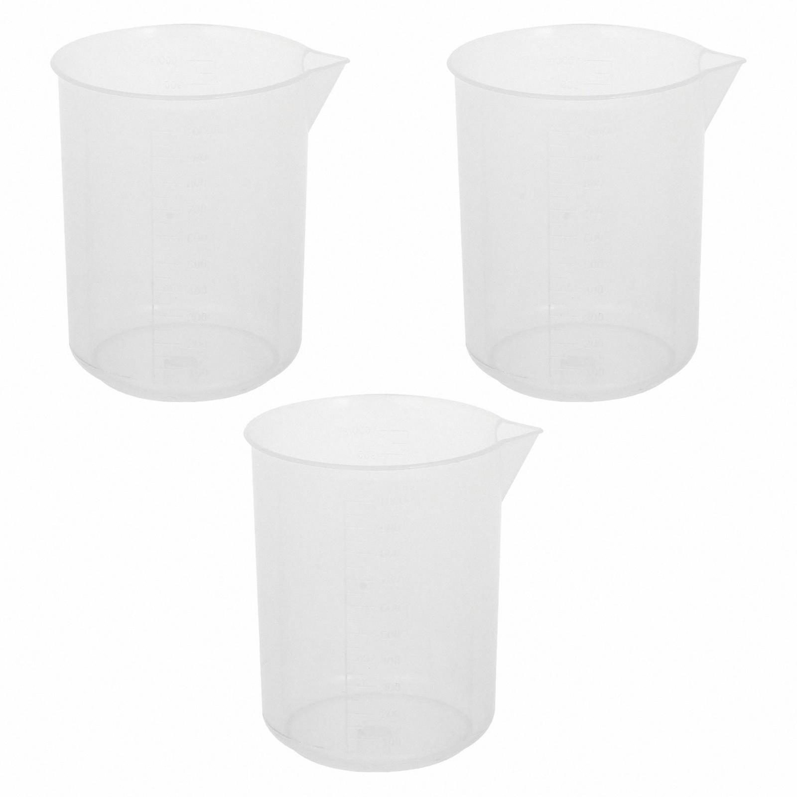 3-Piece 1000ML Graduated Measuring Cup Set for Home and Lab Use