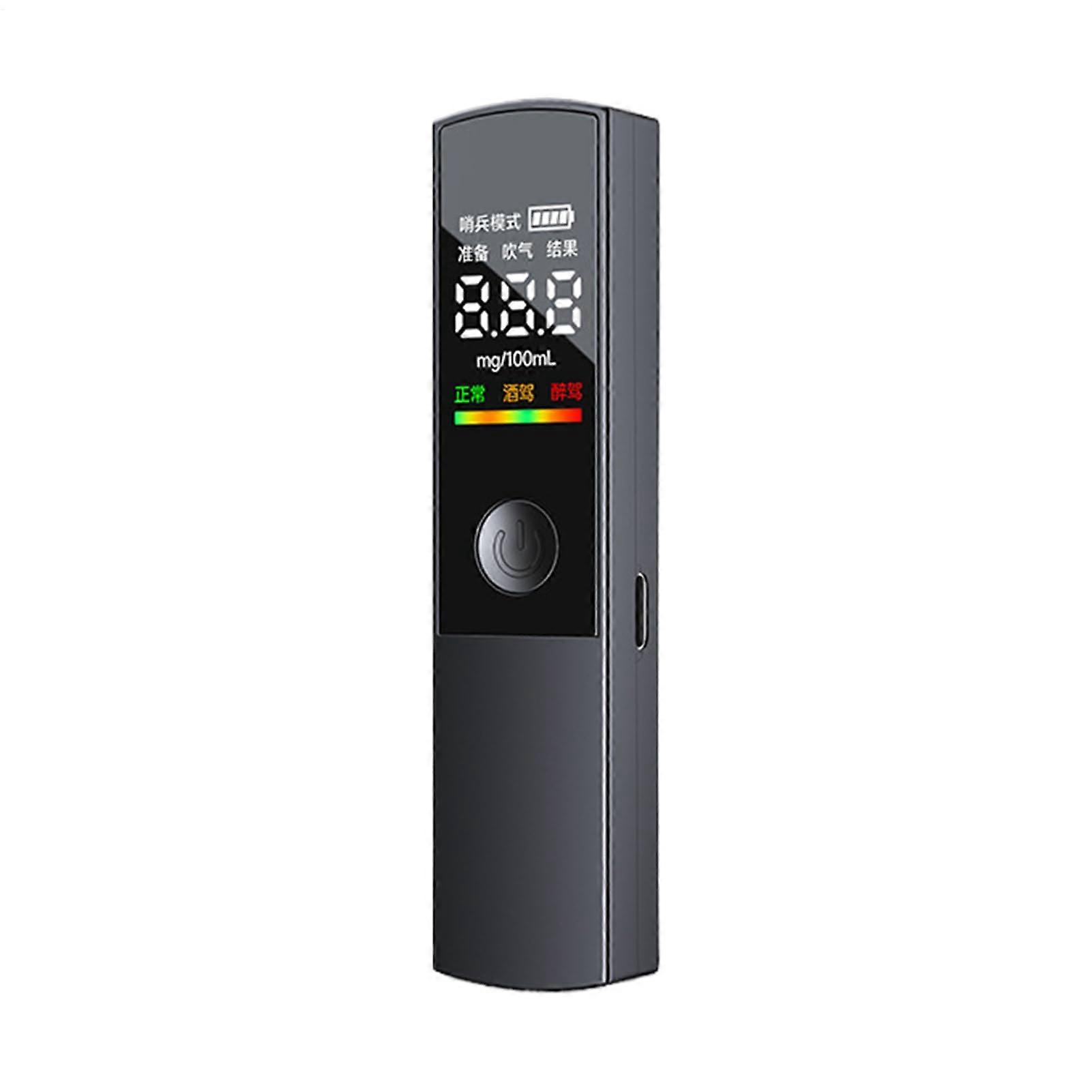 Breath Alcohol Meter with Blowing Tube  Portable Car Accessories for Safety Ref: 4114