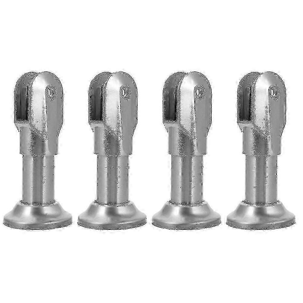 4 Stainless Steel Support Feet, Boris Toilet Partition Bracket, Restroom Partition Hardware, 4 Pcs An Fittings