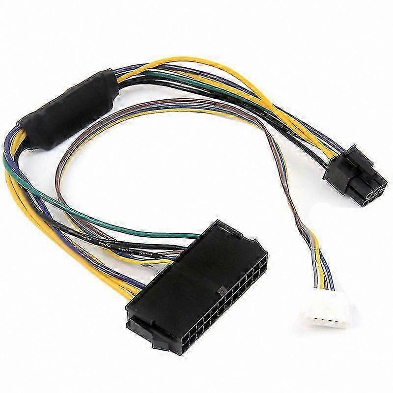24-Pin to 6-Pin Modular ATX Power Supply Cable, 30cm Extension Connector for PC Builds