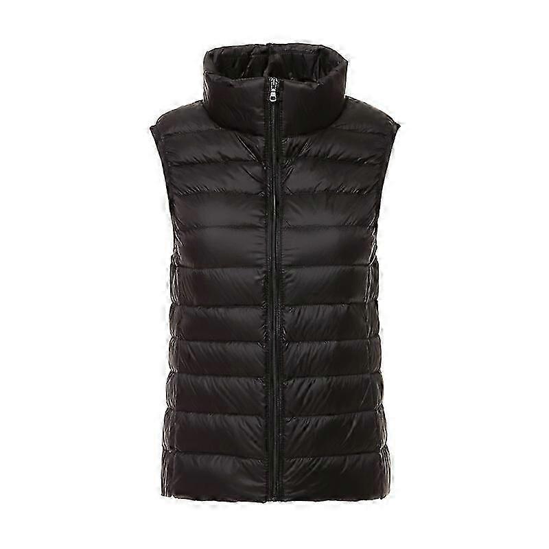 Kvinners lette slanke dunjakke vest for høst og vinter