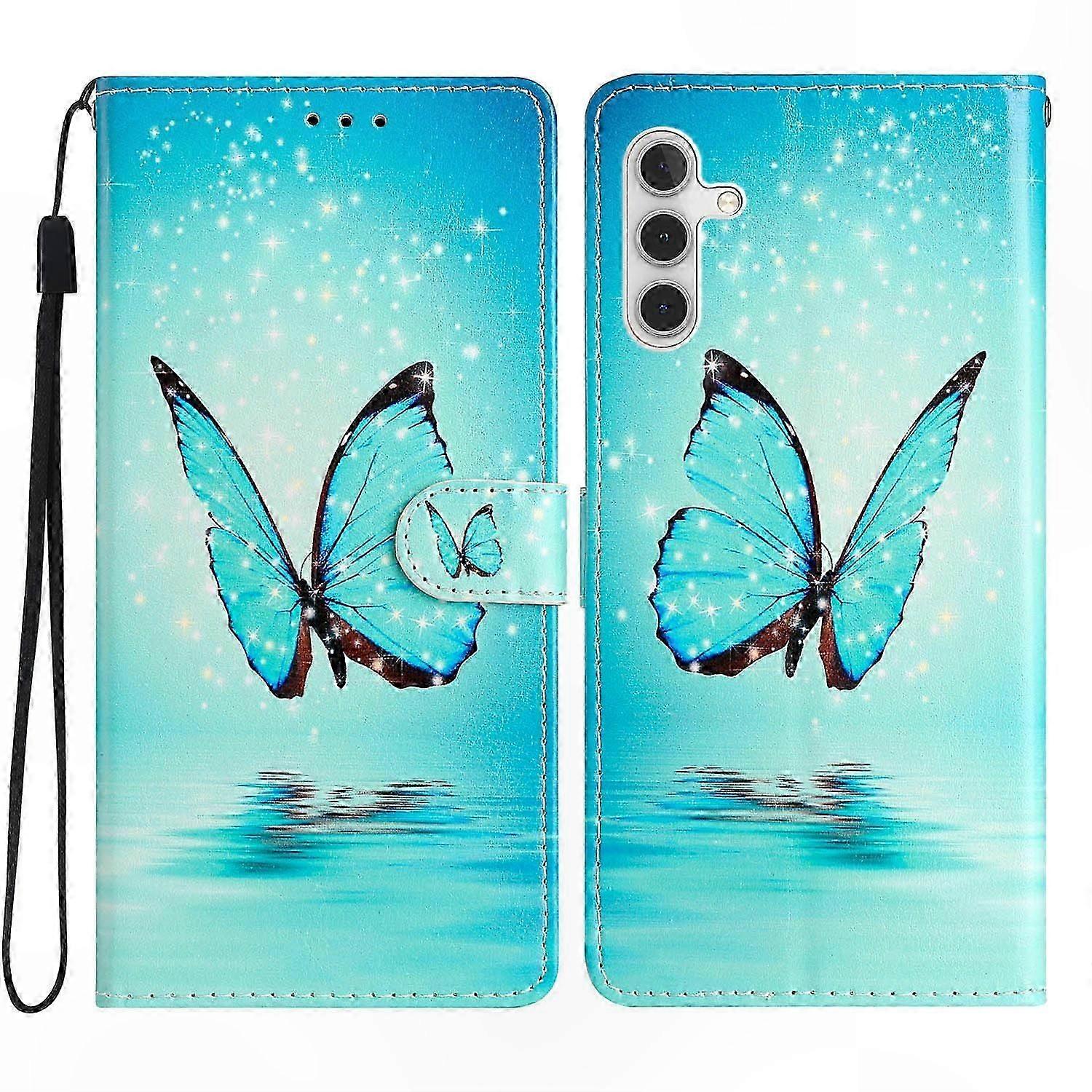 Magnetic Flip Wallet Cover for 5G Smartphones with Leather Design Compatible Phone Case
