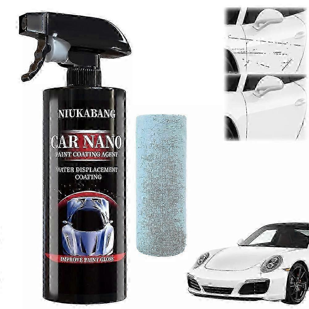 Nano Auto Scratch Removal Spray Repair Polish Ceramic Coating Water Displacing Polishing Wax Car Acc