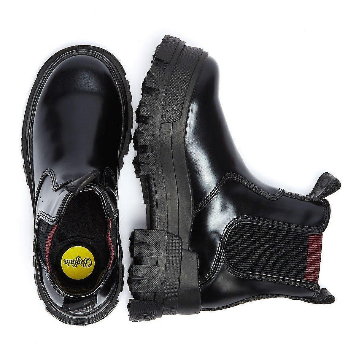 Buffalo Aspha Chelsea Womens Black Boots