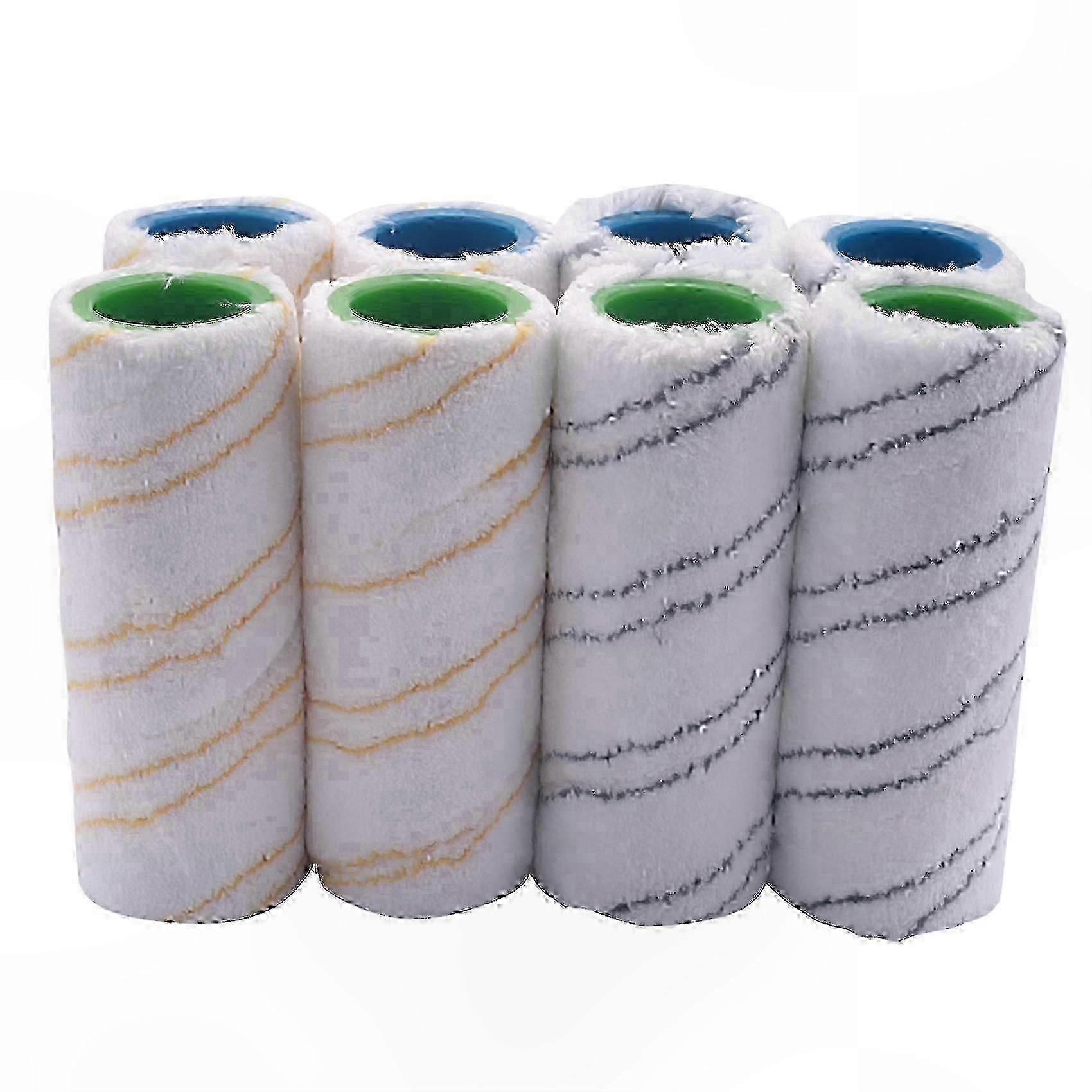 8-Piece Replacement Roller Kit for Floor Cleaners Compatible with 2.055-007.0 & 2.055-006.0 Models