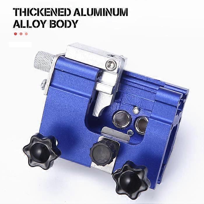 Portable Chain Sharpener for Home, Handheld Chain Sharpener, Chain Clip Sharpener with 3 Sharpeners -BLUE