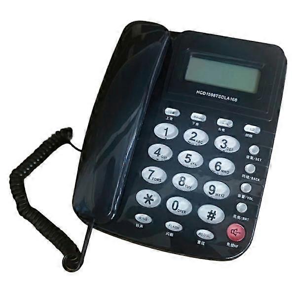Stationary Phone Fixed Landline Caller ID Short Number No Battery Needed Large Button