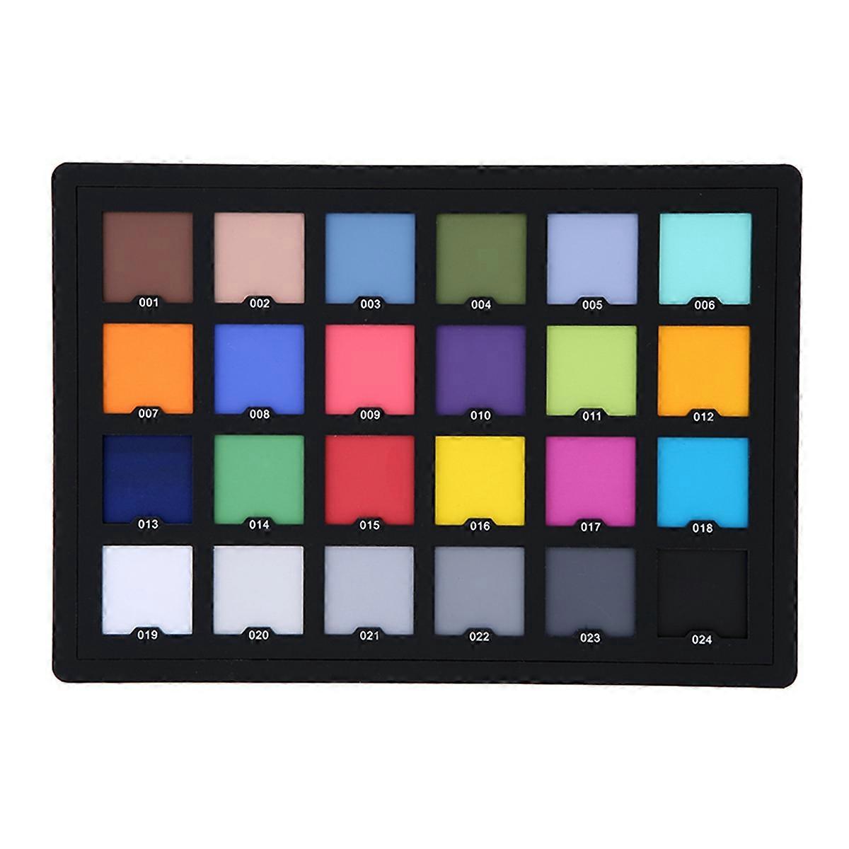 New 24 Color Card Test for Superior Digital Color Correction Use