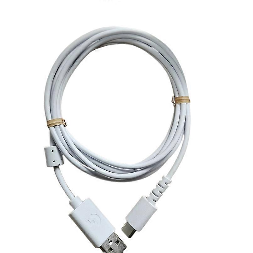 Wireless G502X Data Cable Charging Cable for Logitech Gpw 3rd Gen 4th Gen (White)