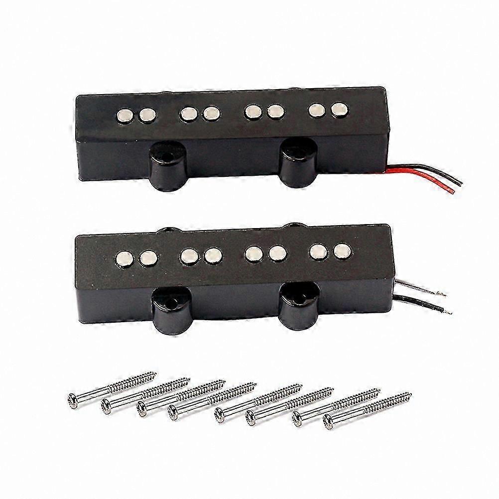 Humbucker Bass Pickups, Double Coil Design, Open Style Jazz Bass Replacement