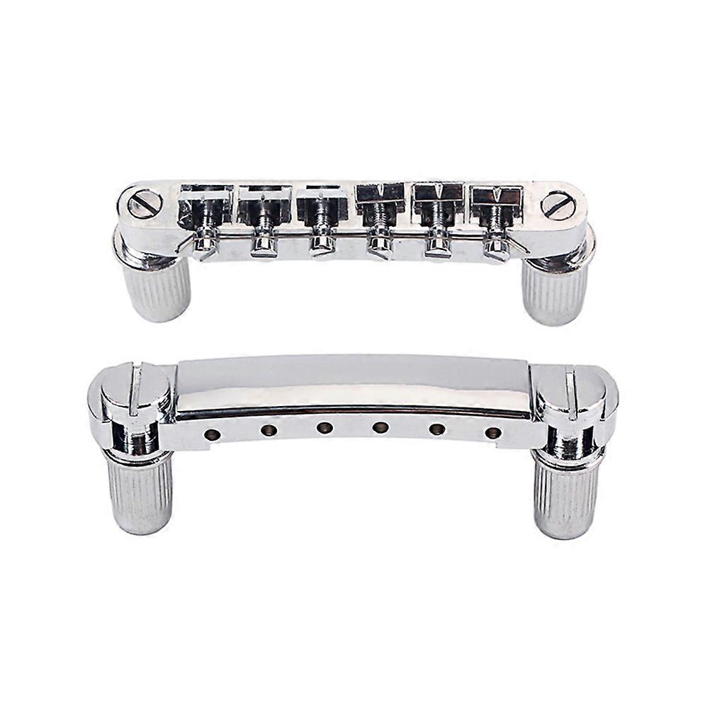 Guitar Bridge Locking Set for Electric Guitar Maintenance Silver Replacement 1Set
