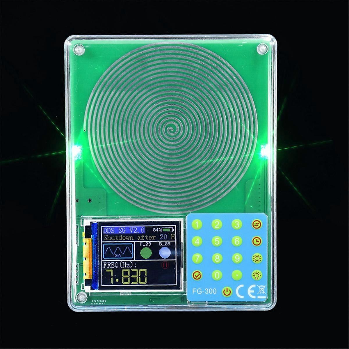 FG-300 DDS Function Signal Generator 0.001Hz-200KHz Signal Generator Adjustable Module Sine+Square+Triangle