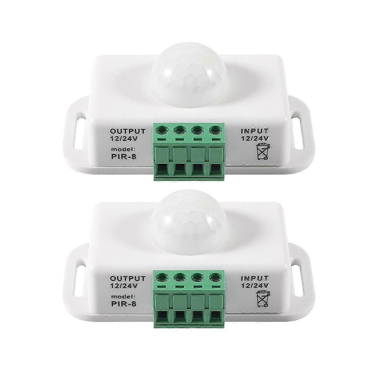 DC 12V/24V 8A Corps Infrarouge PIR Détecteur De Mouvement Commutateur LED Bande Lumineuse Automatique,PIR Capteur LED Motio