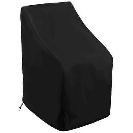Protective cover for chairs 65_x_65_x_120cm, Black