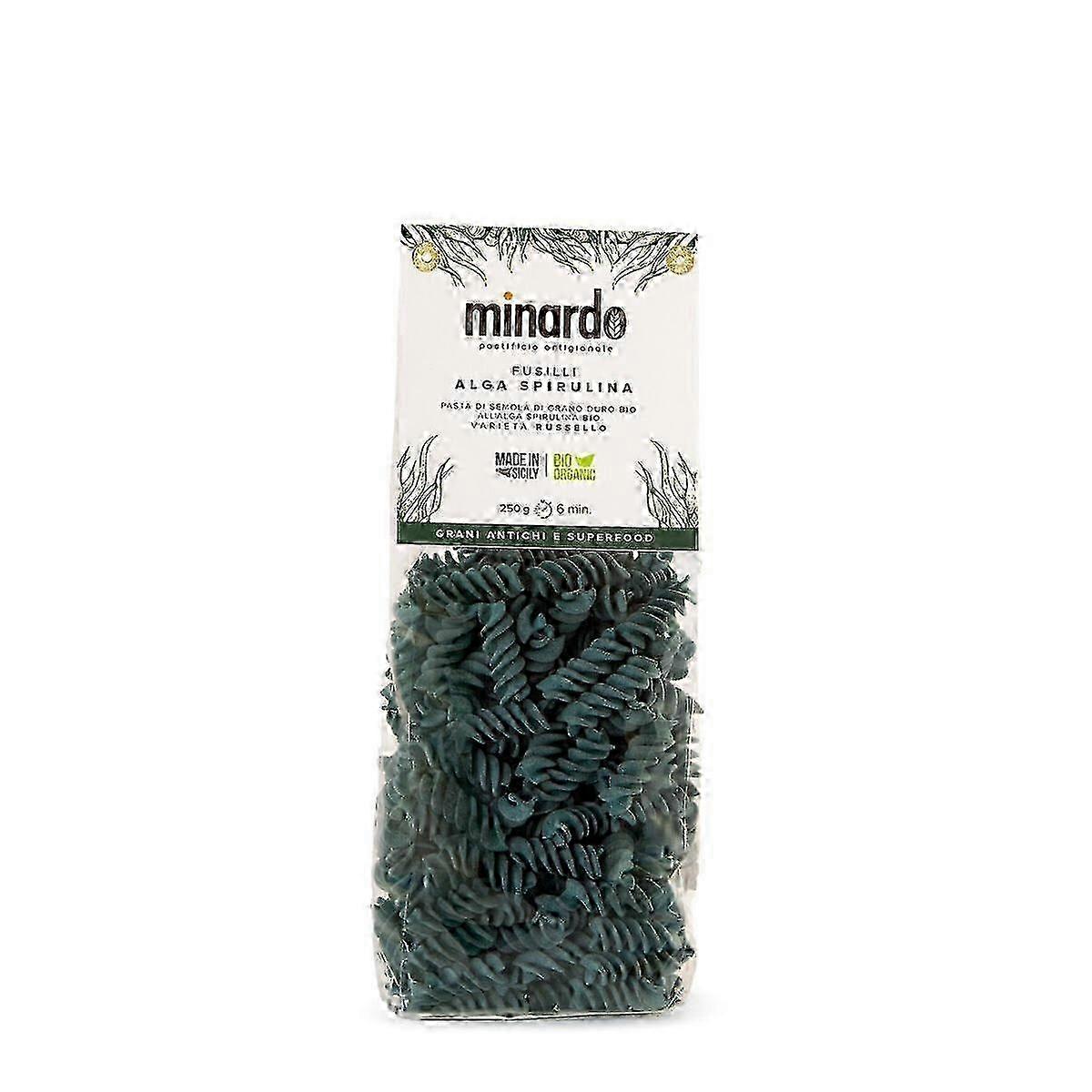 Fusilli spirulina - Biologische Pasta van Oude Granen en Super Food - 250 gr