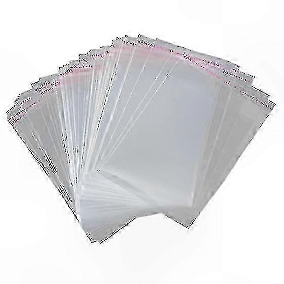 A3 Size Resealable Clear Plastic Bags 45x32cm Self-Sealing Adhesive for Versatile Use
