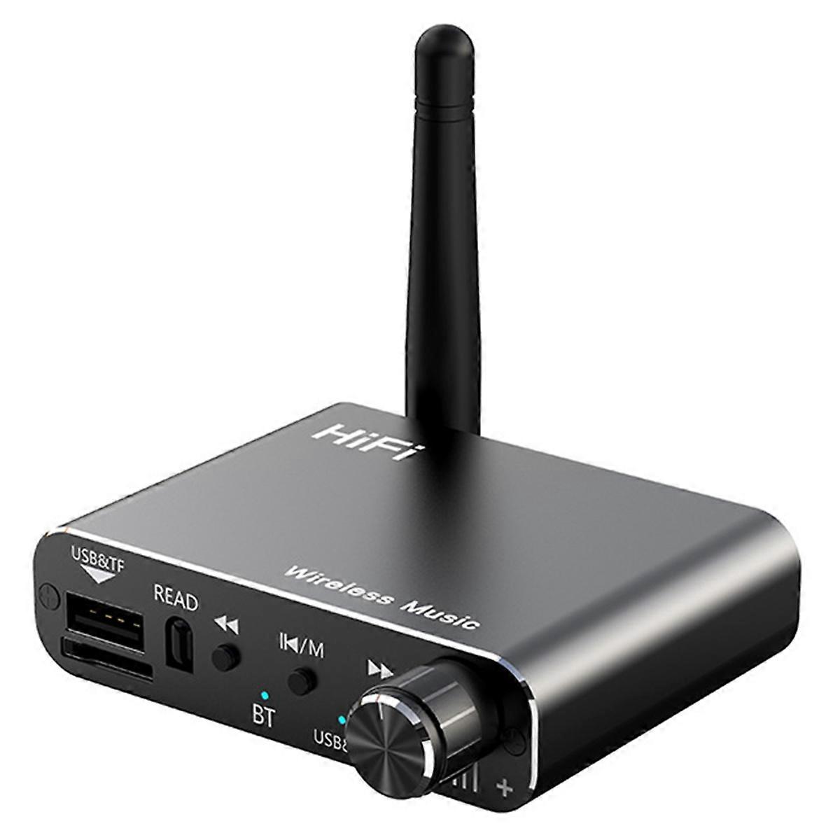 Bluetooth 5.4 Audio Transmitter Receiver 3.5MM AUX for USB U-Disk HIFI Stereo Music Adapter Decoding